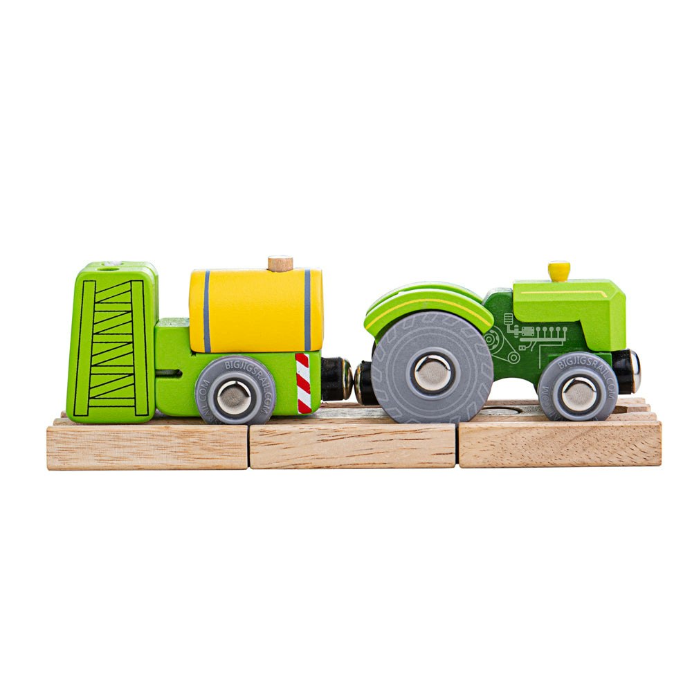 Bigjigs Rail Tractor And Crop Sprayer