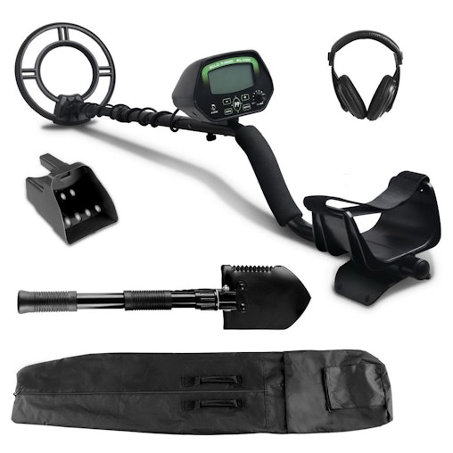 Deep Sensitive Metal Detector Searching Gold Digger Treasure Hunter LCD Shovel Sand Scoop image number null