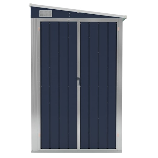 NNEVL Wall-mounted Garden Shed Anthracite 118x288x178 cm Steel NNEVL Wall-mounted Garden Shed Anthracite 118x288x178 cm Steel