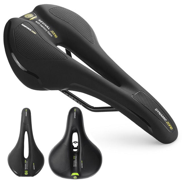 Bike Seat Bicycle Saddle Waterproof Non-Slip Cycling Spare Parts - Racing Off-road Casual