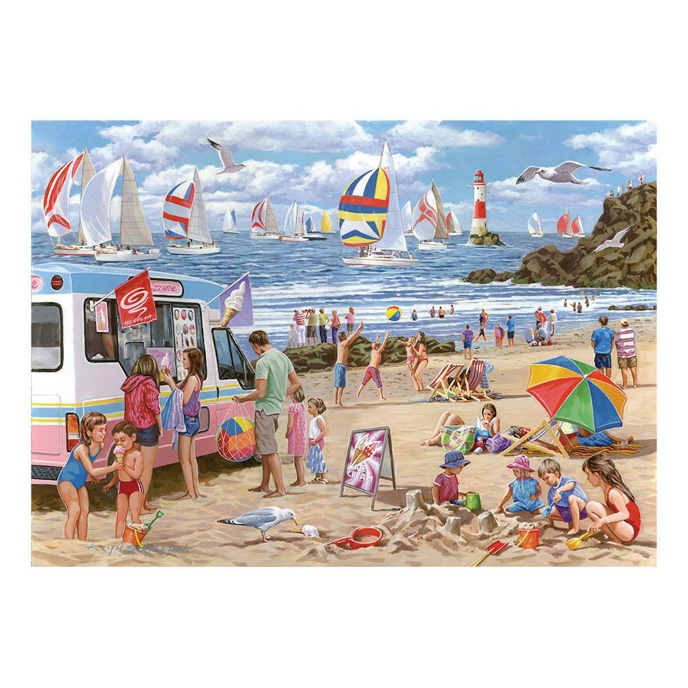 The House of Puzzles Regatta Day - Big 500 Piece Jigsaw Puzzle