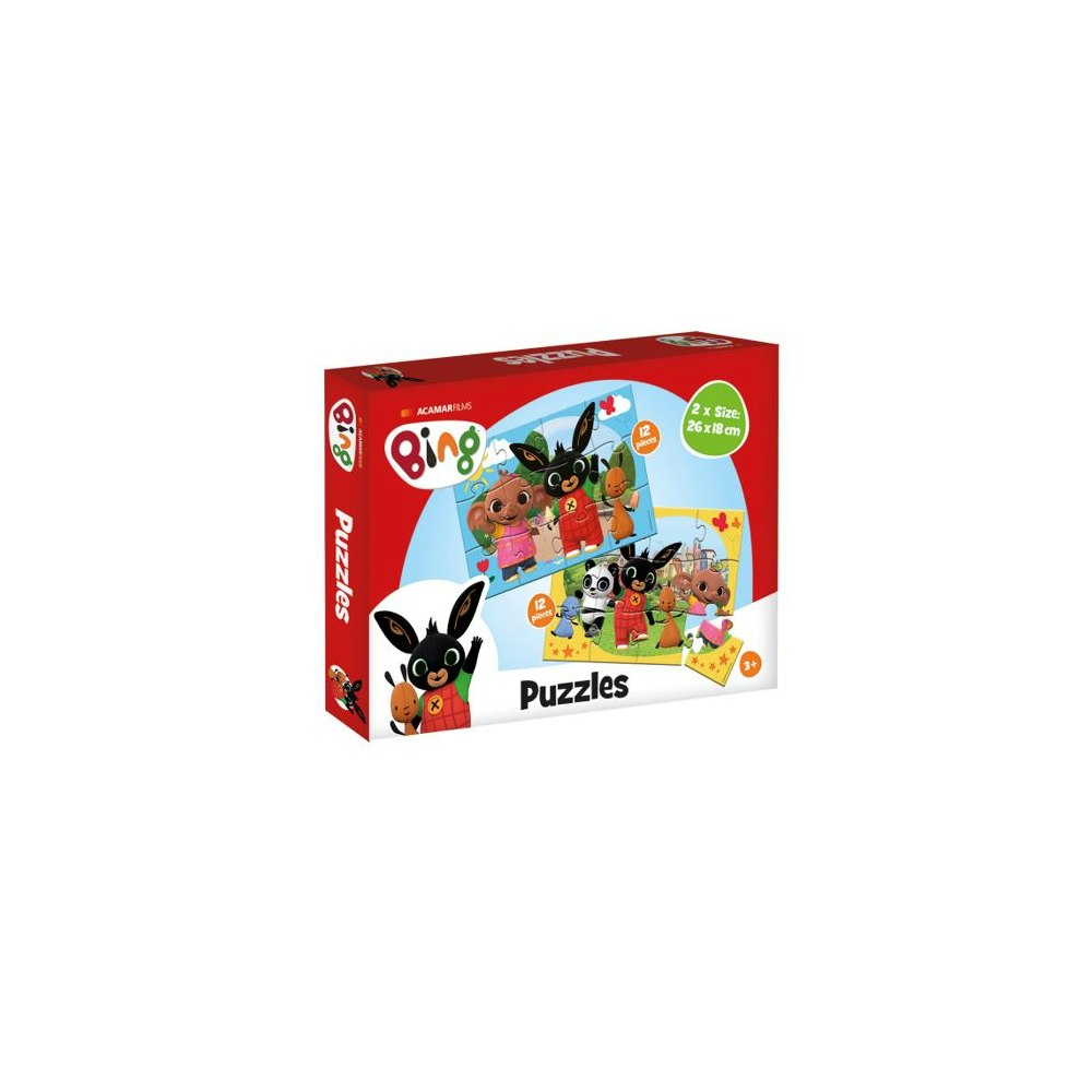 Totum Bing Puzzle 2 X 12 Pcs
