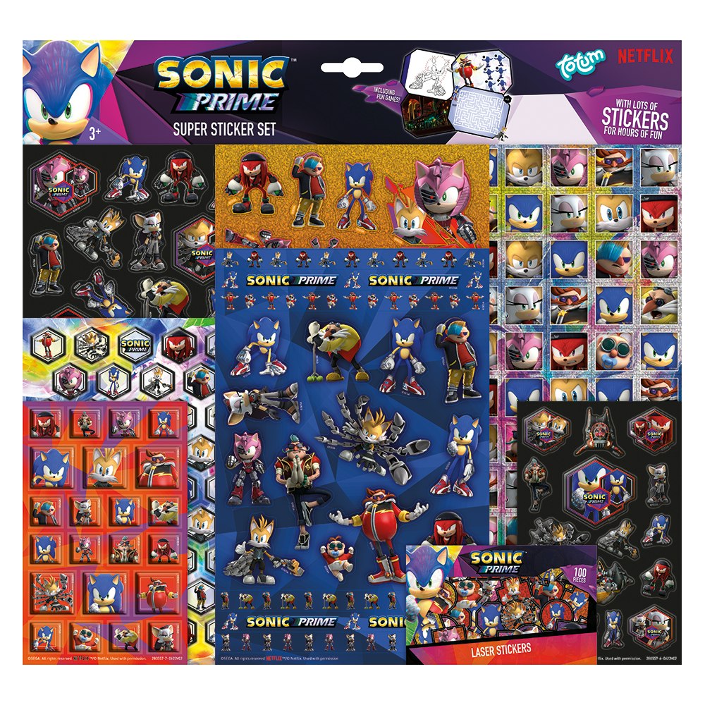 Totum Sonic Super Sticker Set
