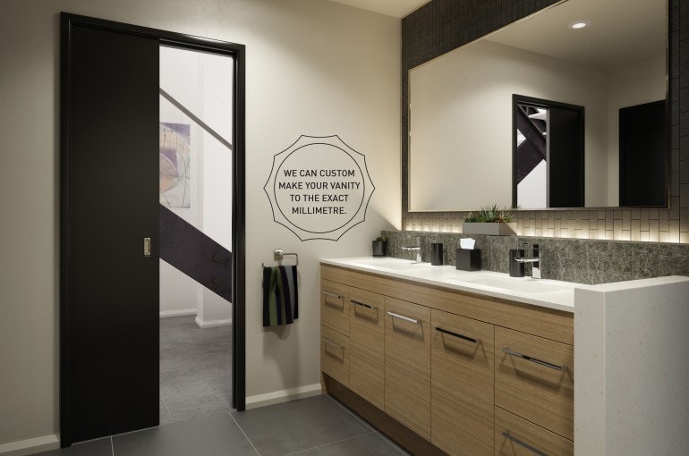 Timberline Wall To Vanity Range Hung Or Floor Standing Timberline Wall To Vanity Range Hung Or Floor Standing With Meganite Top Ceramic Basin Custom Bathroom Vanities For In Killara