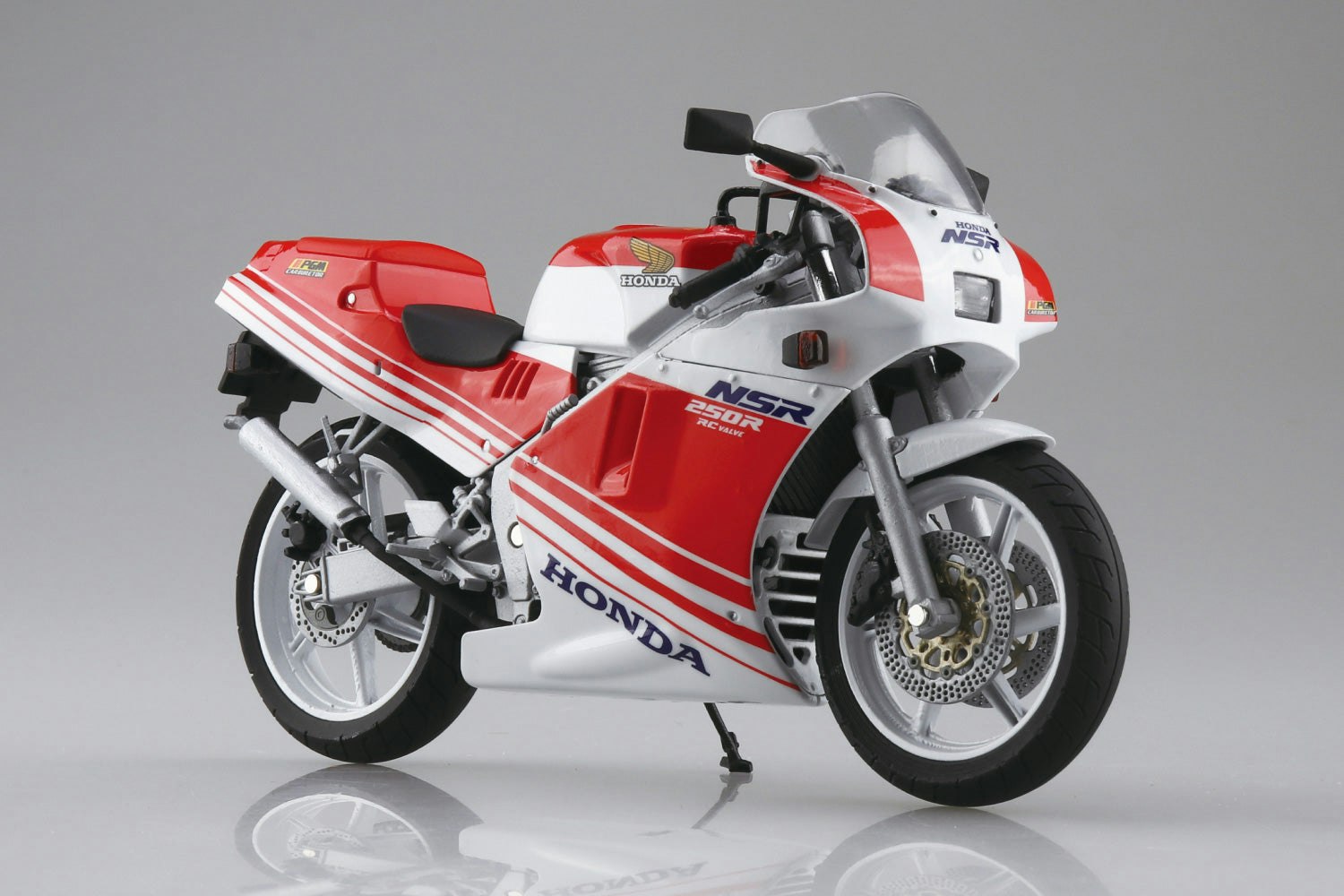 1/12 Diecast Honda NSR250R 88 Fighting (Red/Ross White)
