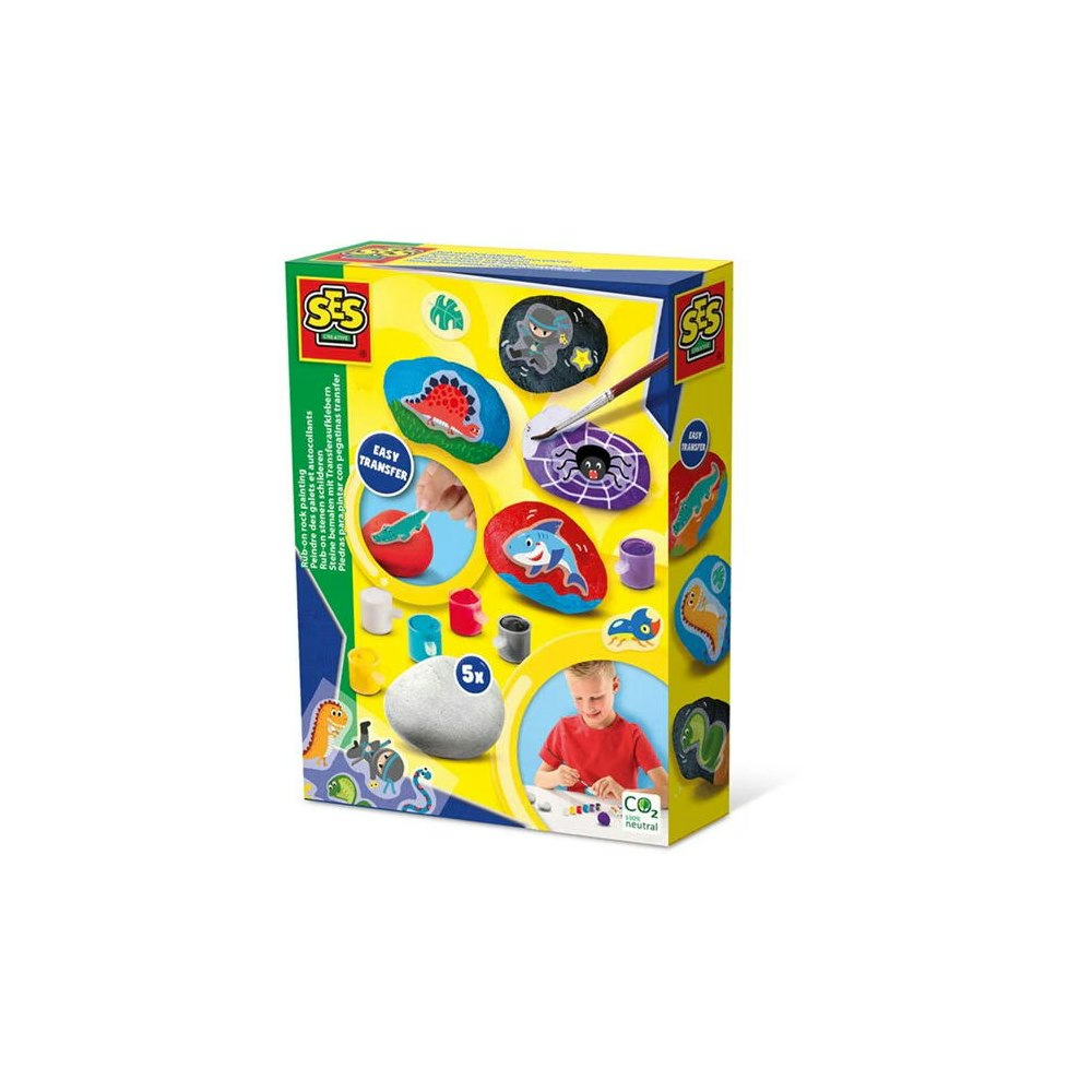 SES Creative Rub-on Rock Painting