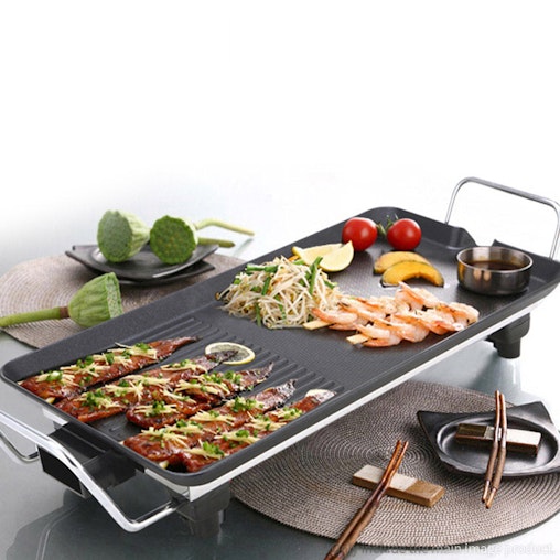 SOGA 48cm Electric BBQ Grill Teppanyaki Tough Non-stick Surface Hot Plate Kitchen 3-5 Person SOGA 48cm Electric BBQ Grill Teppanyaki Tough Non-stick Surface Hot Plate Kitchen 3-5 Person