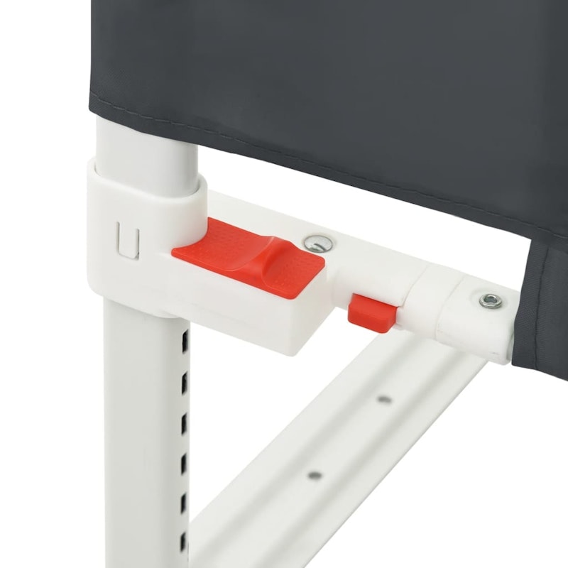 NNEVL Toddler Safety Bed Rail Dark Grey 90x25 cm Fabric image number null