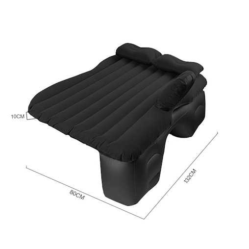 SOGA Black Stripe Inflatable Car Mattress Portable Camping Rest Air Bed Travel Compact Sleeping Kit Essentials SOGA Black Stripe Inflatable Car Mattress Portable Camping Rest Air Bed Travel Compact Sleeping Kit Essentials