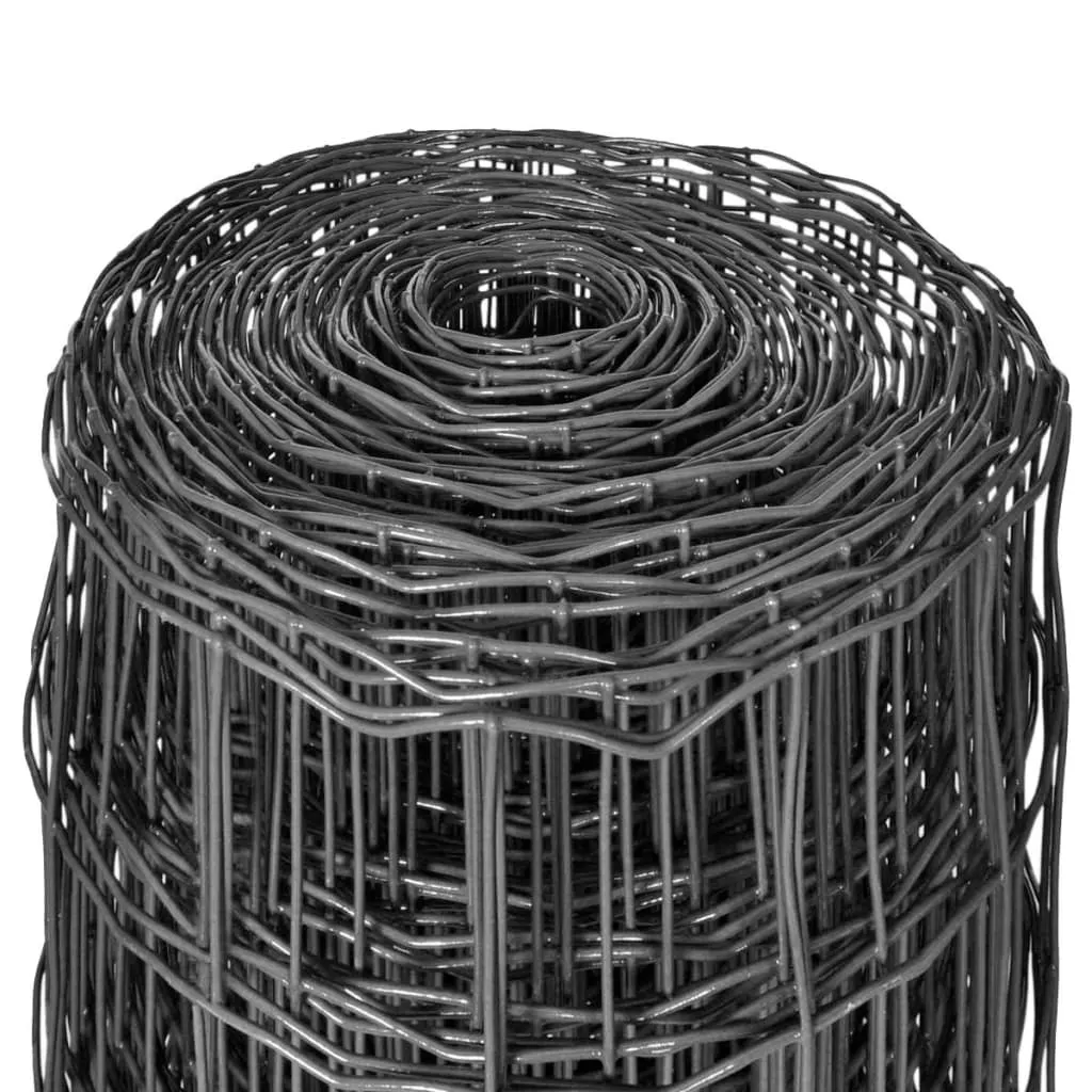 Euro Fence Steel 10x1 m Grey 142509