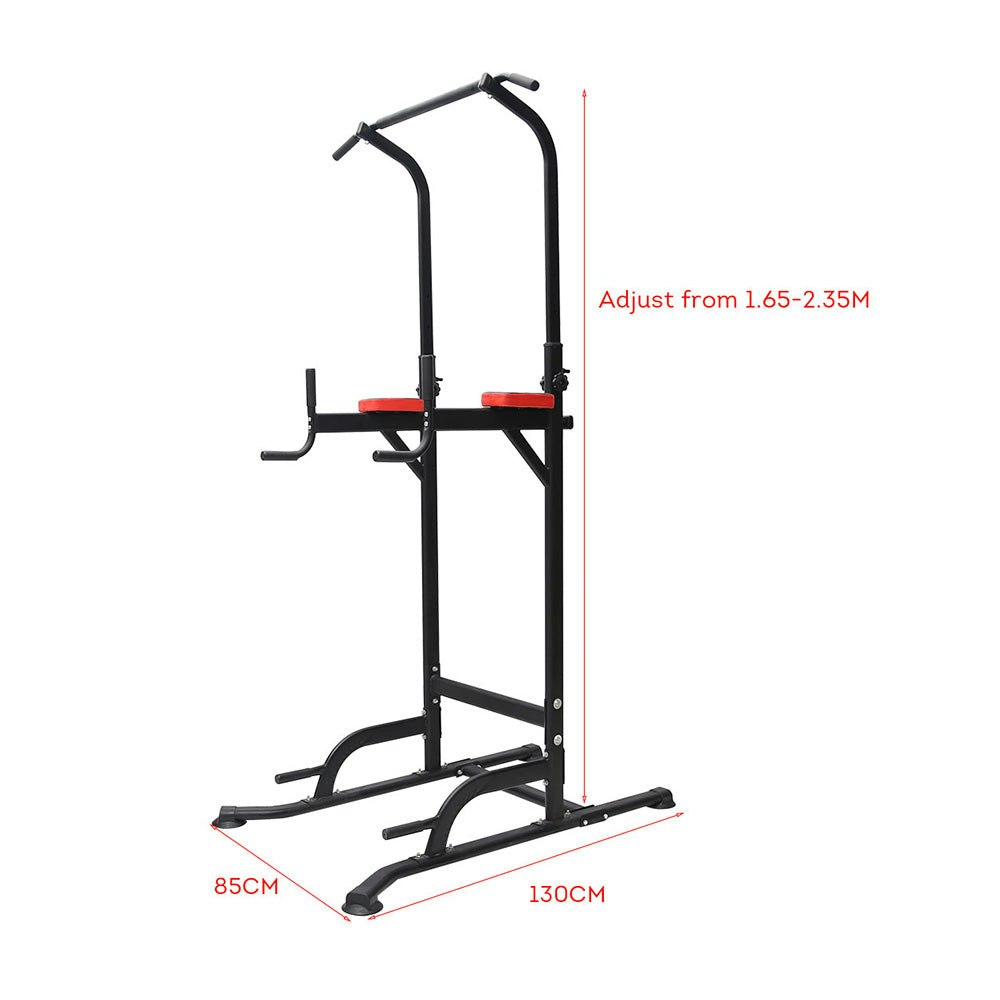 T055 Pull Up Chin Up Knee Raise Workout Station Men Women Exerise Home GYM Fitness