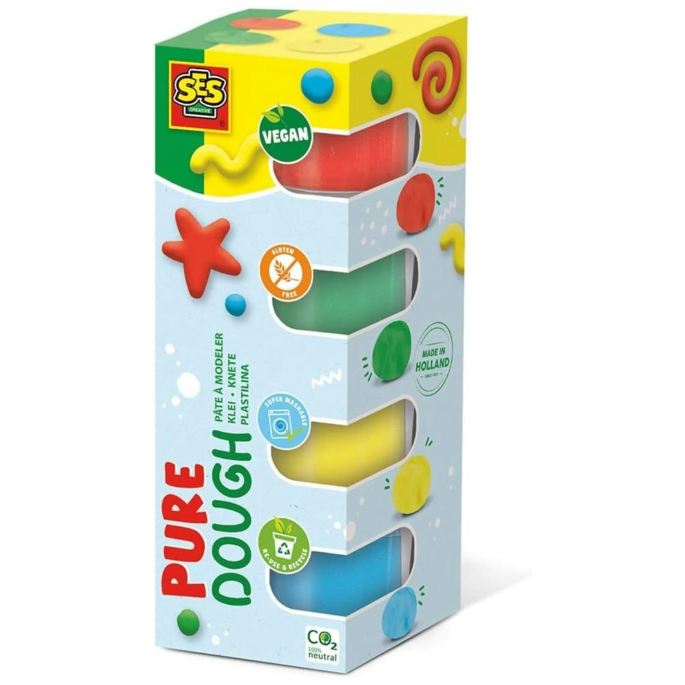 SES Creative Feel Good Dough - Pure (4x90gr)