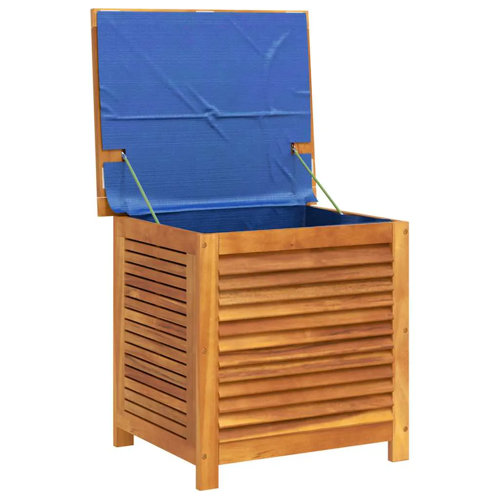 Garden Storage Box with Louver 60x50x56 cm Solid Wood Acacia 365839
