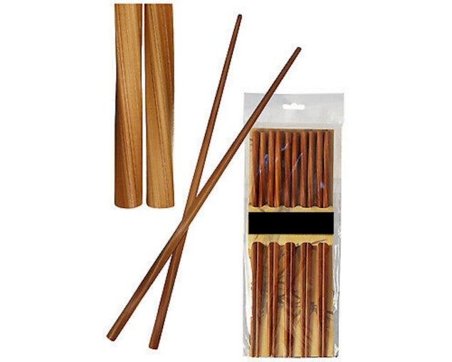 10 Pairs WOODEN CHOPSTICKS Wooden Wood Asian Wedding Dinner Gift High Quality image number null