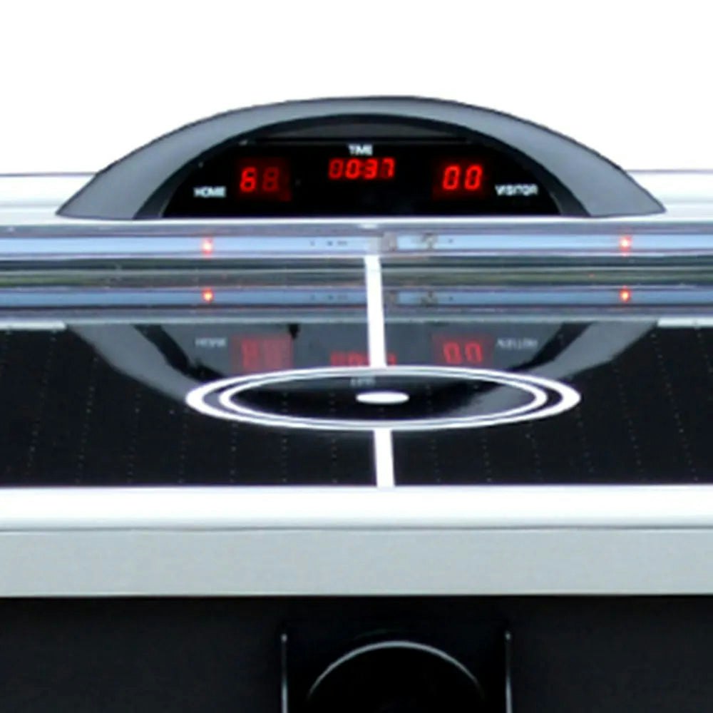 MACE 7FT Air Hockey Table With LED Light - Black and Orange