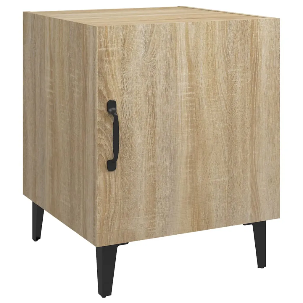 Bedside Cabinet Sonoma Oak Engineered Wood 812066 Bedside Cabinet Sonoma Oak Engineered Wood 812066