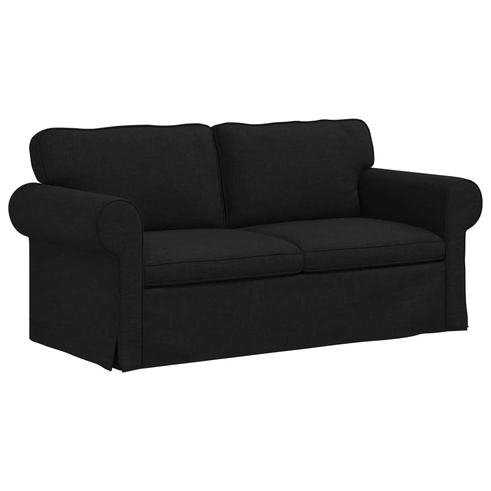 Sofa Dark Grey 215 x 82 x 80 cm Fabric 42024314 Sofa Dark Grey 215 x 82 x 80 cm Fabric 42024314
