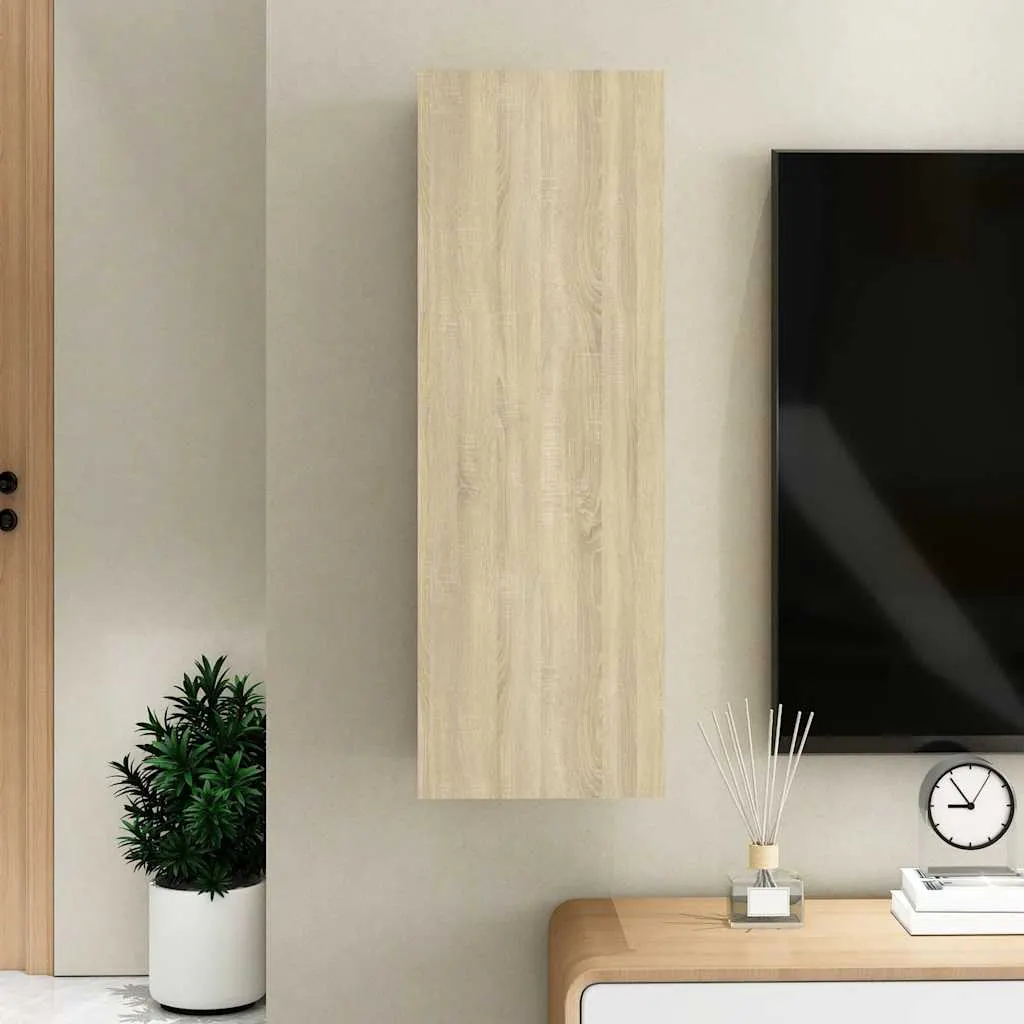 TV Cabinet Sonoma Oak 30.5x30x90 cm Engineered Wood 803350