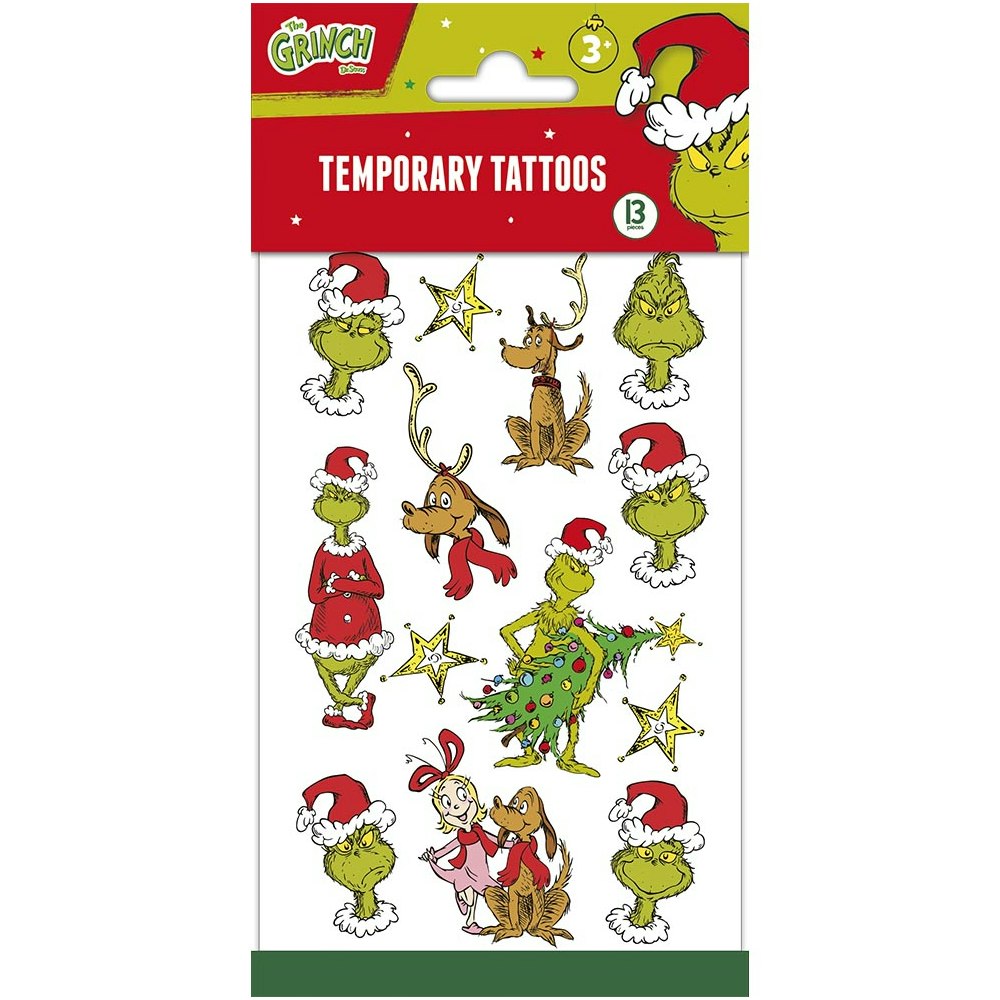Totum Grinch Temp Tattoos