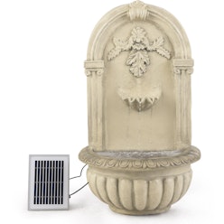 NNEMB Classic Solar Powered Water Feature Fountain-Wall Mount or Freestanding with Lighting NNEMB Classic Solar Powered Water Feature Fountain-Wall Mount or Freestanding with Lighting