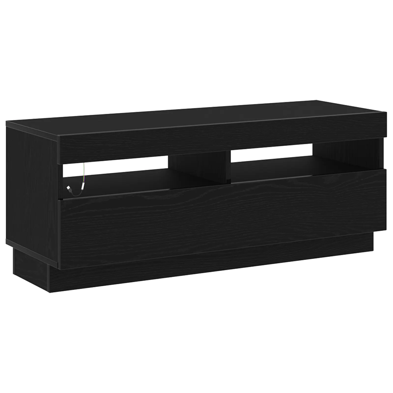 TV Cabinet Black 100 x 35 x 40 cm Engineered wood 862565 TV Cabinet Black 100 x 35 x 40 cm Engineered wood 862565