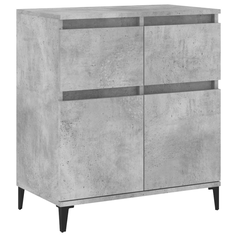 NNEVL Sideboard Concrete Grey 60x35x70 cm Engineered Wood image number null