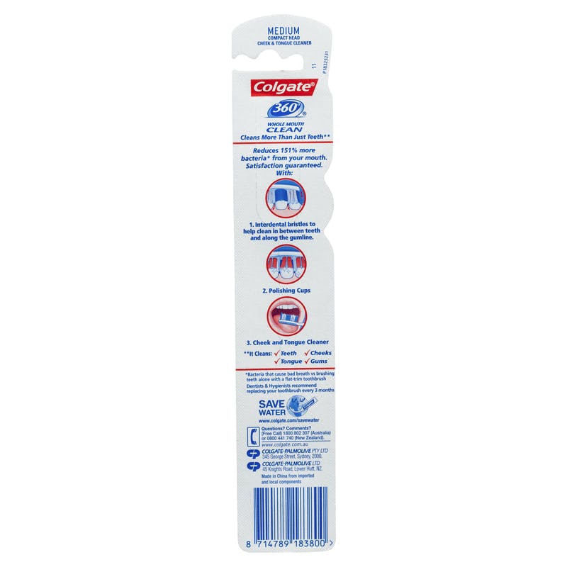Colgate 360 Degree Toothbrush Medium