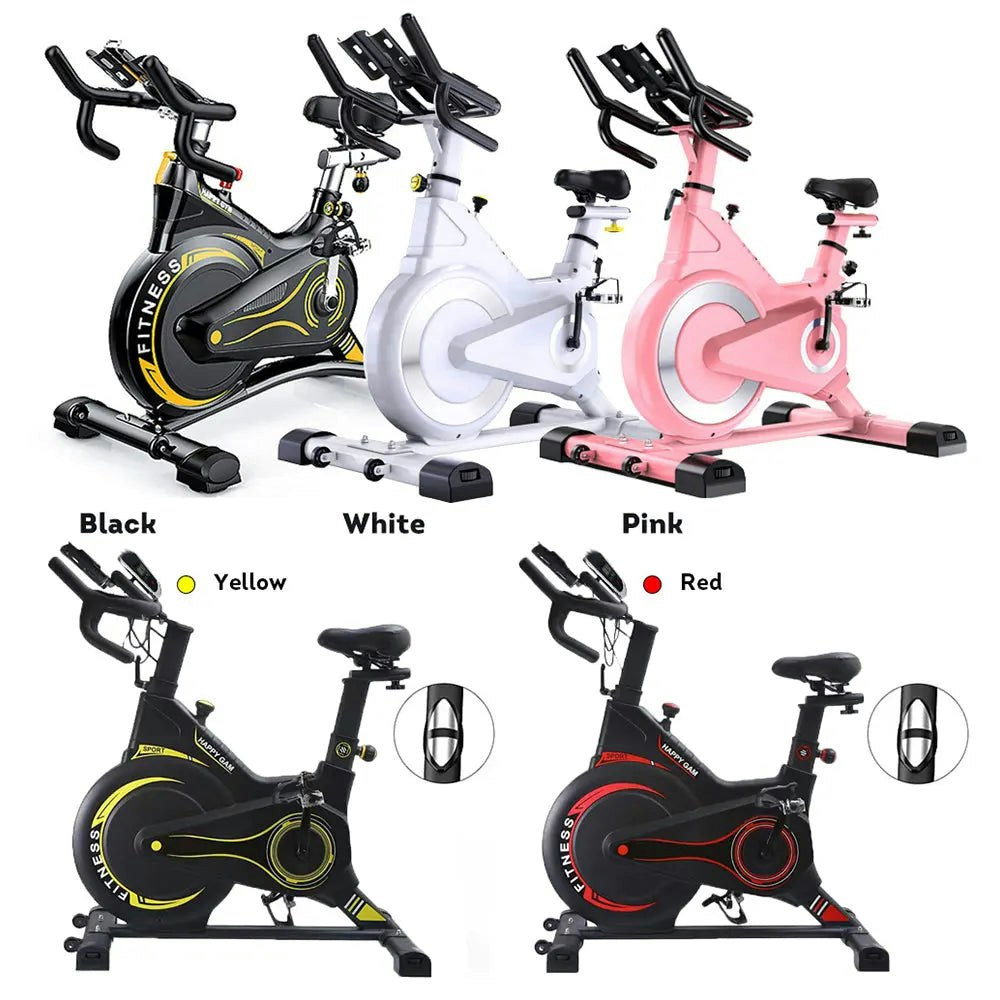 JMQ Fitness S500 Professional Indoor Cycling Spin Bike with Pulse Sensors Exercise Spinning Bike