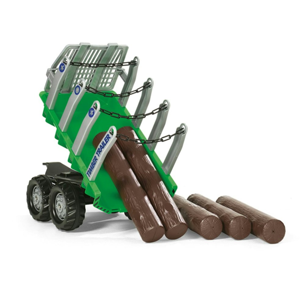 Rolly Timber Trailer Green & 5 Logs