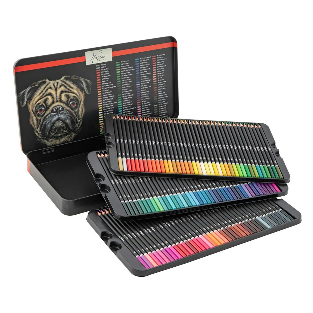 Totum Coloured Pencils, 120 Pcs In Tin Box