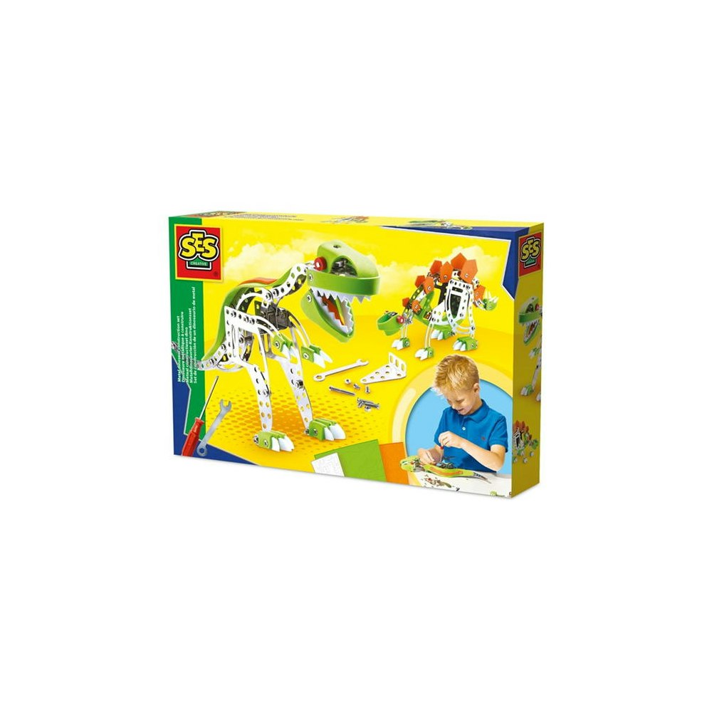 SES Creative Metal Dinosaur Construction Set