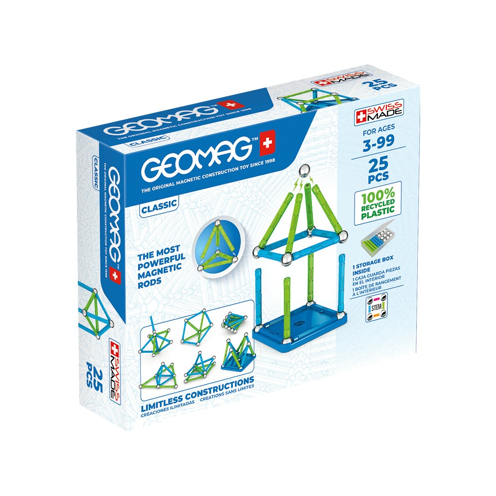 Geomag Classic 25 Magnetic Shapes - 25 Pieces