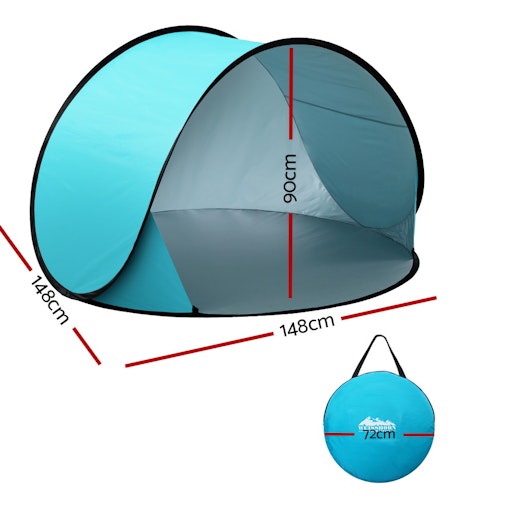 Weisshorn Pop Up Beach Tent Camping Portable Sun Shade Shelter Fishing Weisshorn Pop Up Beach Tent Camping Portable Sun Shade Shelter Fishing