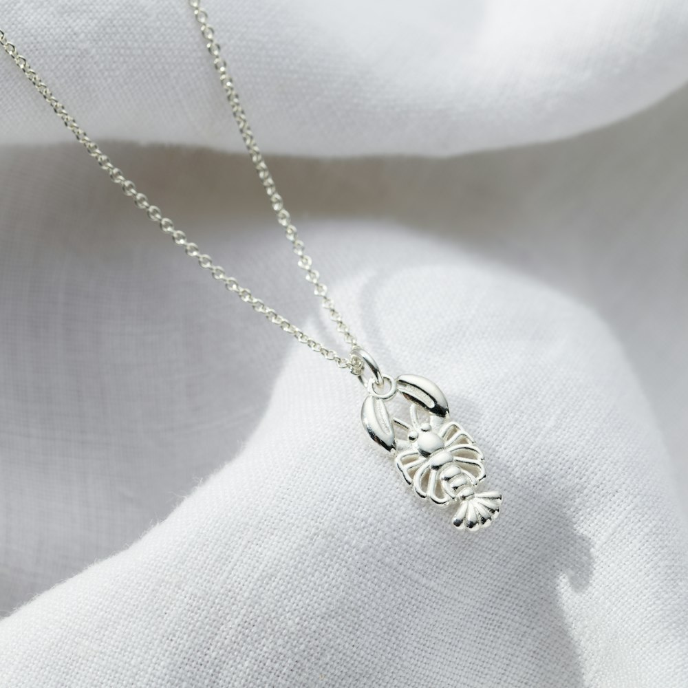 Posh Totty Designs Sterling Silver Lobster Charm Necklace