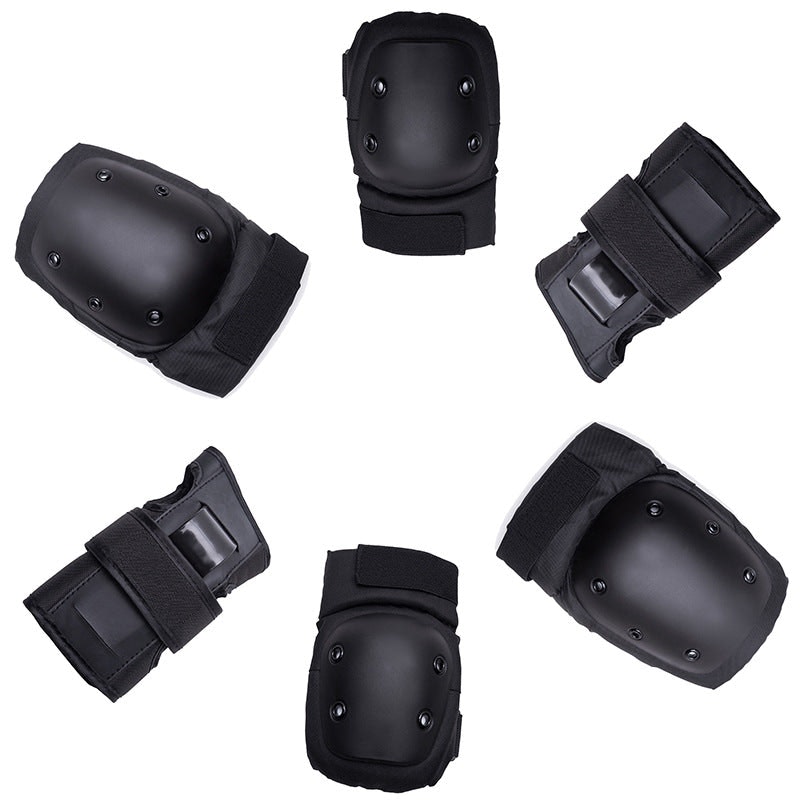 AKEZ 6 Pieces Children's Scooter Skating Skateboard Protective Gear Set Helmet Knee Elbow Pads E-Bike/Bicycle Accessories