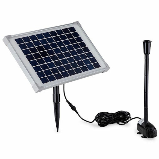 NNEMB 50W Solar Powered Fountain Submersible Water Pump Pond Kit Power Garden Panel image number null