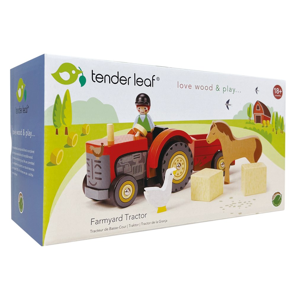 Tender Leaf Toys Farmyard Tractor