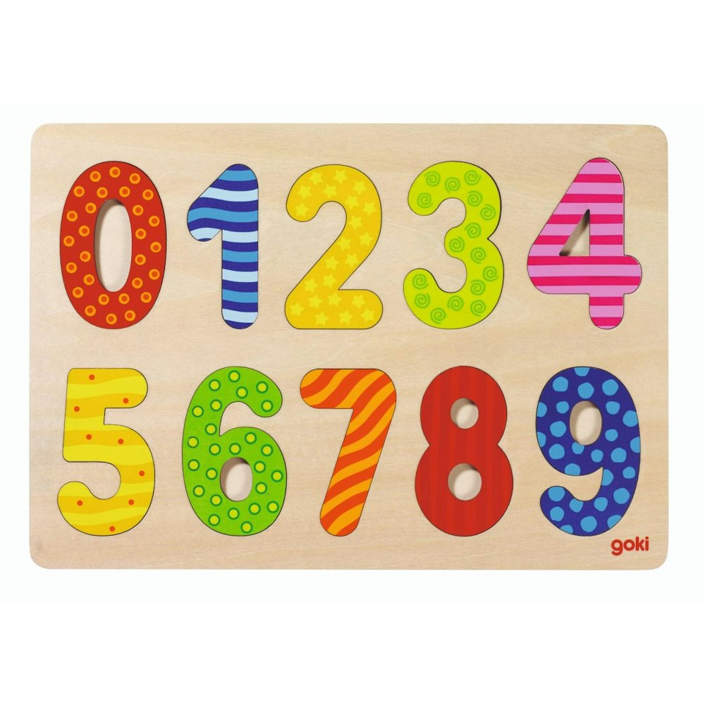 Goki Number Puzzle - 0-9