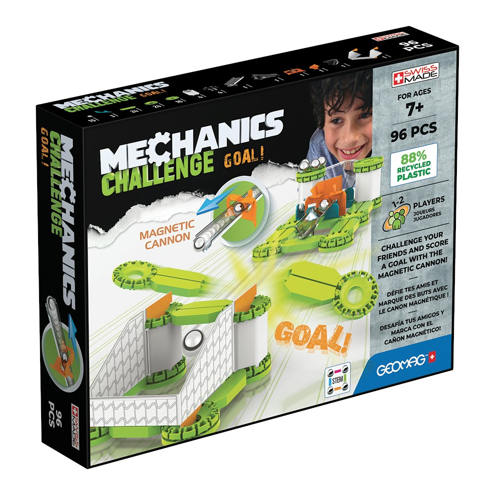 Geomag Mechanics Magnetic Challenge Goal -96 Pieces