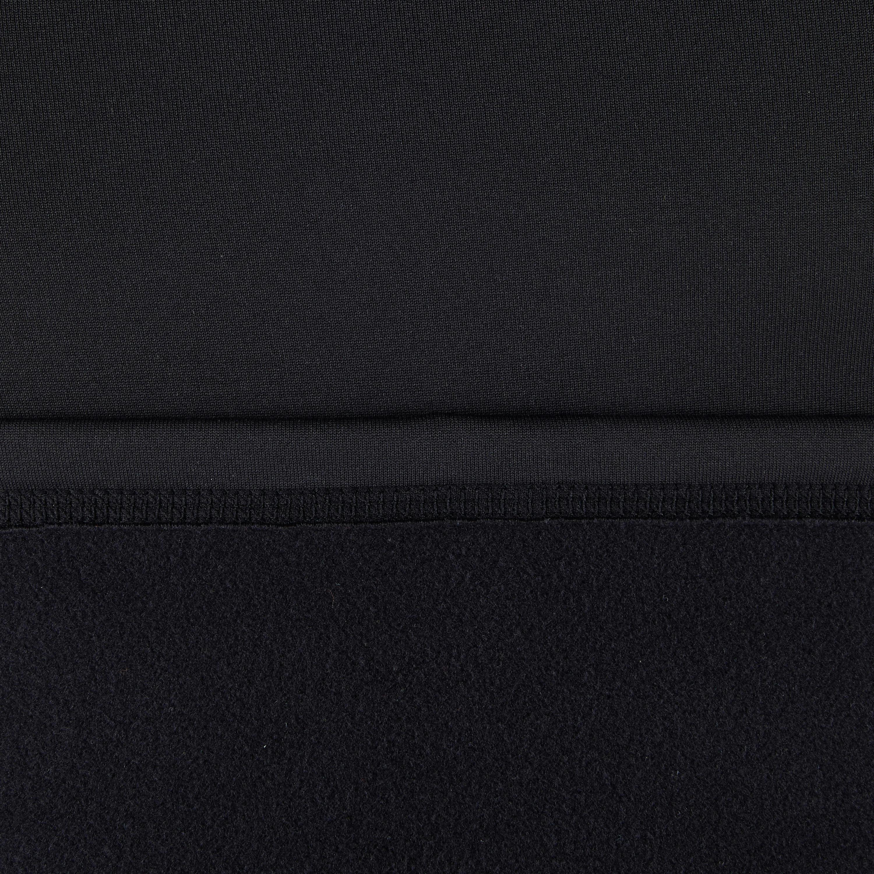 Decathlon | Men's surfing long-sleeve thermal fleece top T-shirt 900 - Black