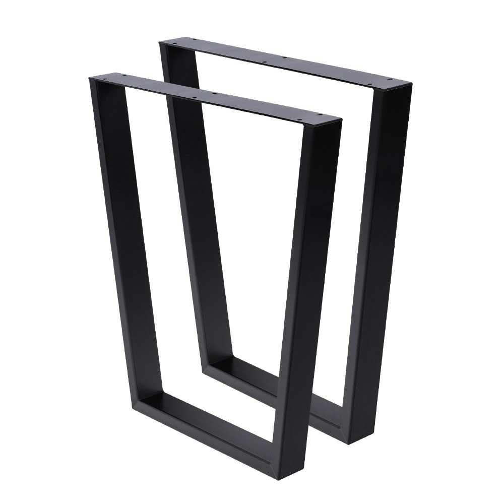 Furb 2x Trapezoid Table Legs Support Coffee Dinner Table Steel DIY Industrial Desk Bench 71x65/45CM Furb 2x Trapezoid Table Legs Support Coffee Dinner Table Steel DIY Industrial Desk Bench 71x65/45CM