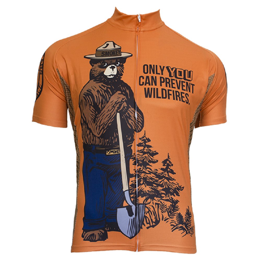 Smokey the shop bear cycling jersey