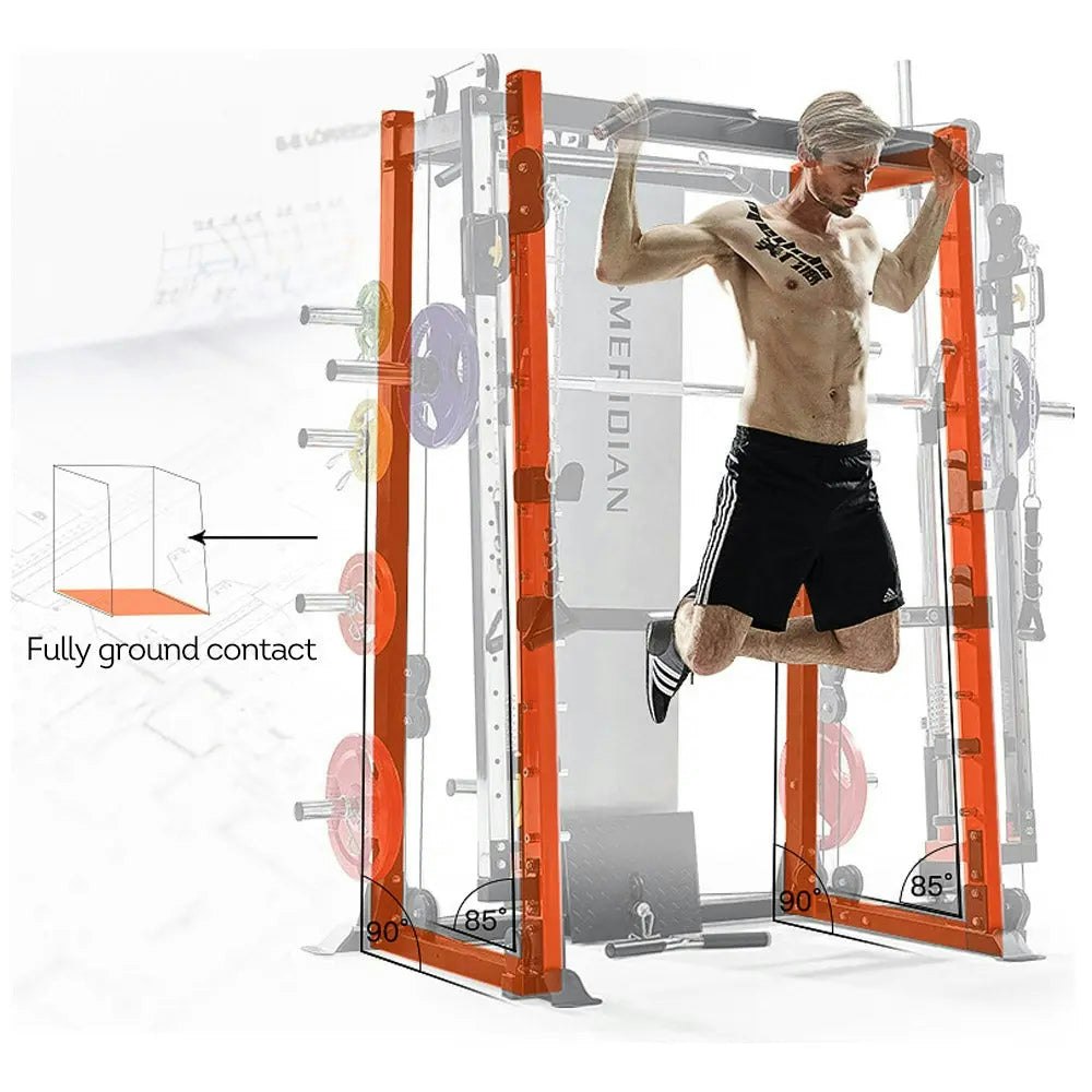 Meridian K9 Smith Machine Body Soild Body building Olympic Bar Adjustable Machines