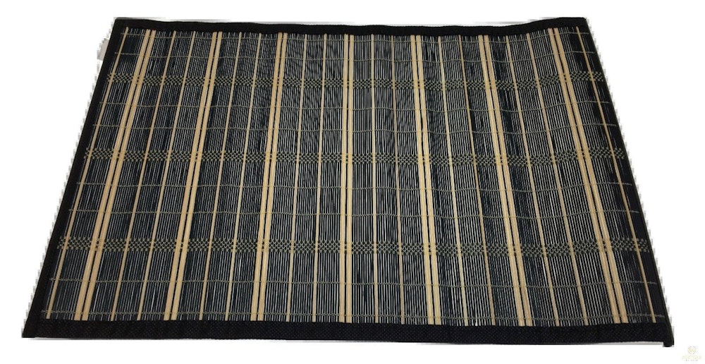 Set of 4 BAMBOO PLACEMATS Dinner Table Decor Party Natural Party 45x30cm BULK image number null