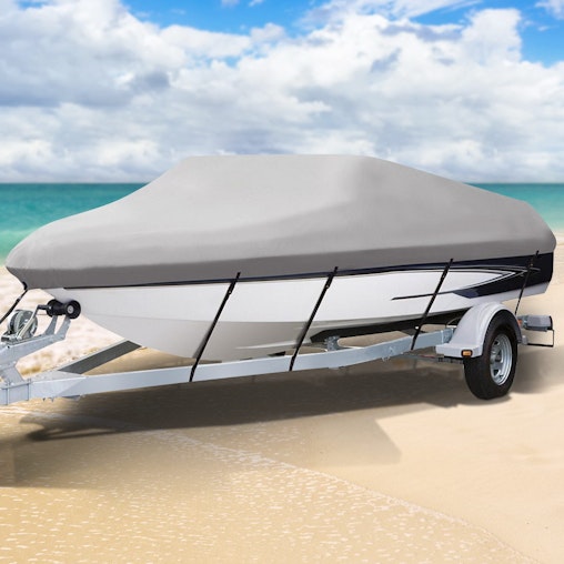 Seamanship Premium 14- 16 ft Boat Cover Trailerable Marine Grade Waterproof 600D