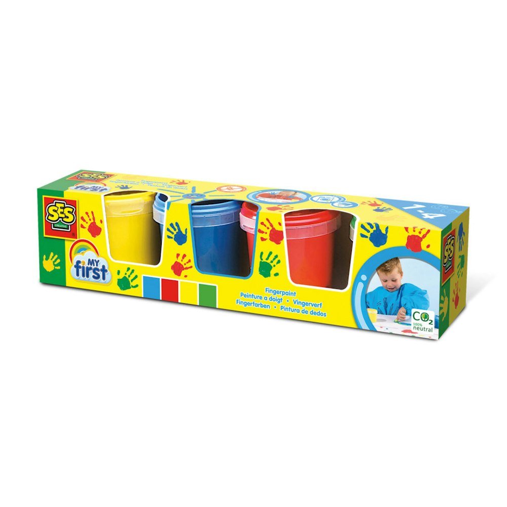 SES Creative My First - Fingerpaint 4 Colours X 145ml