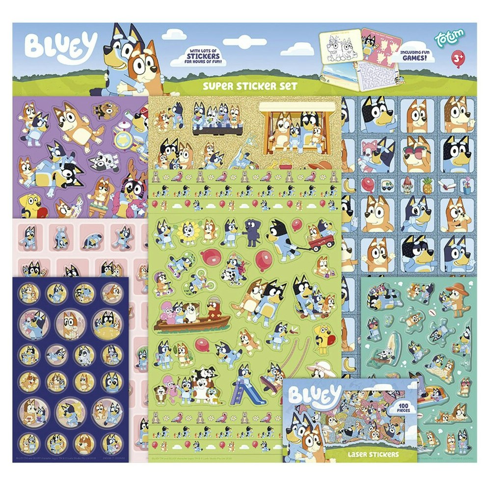 Totum Bluey Super Sticker Set
