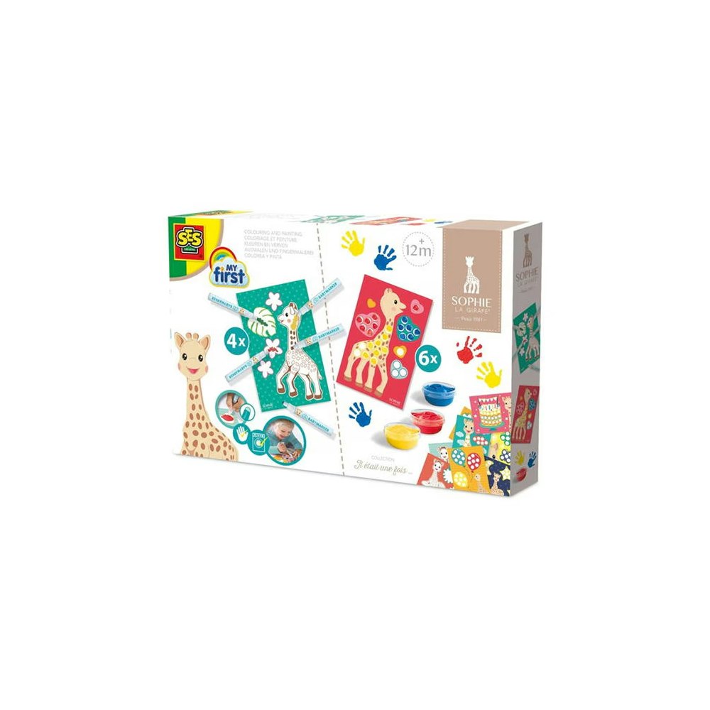 SES Creative Sophie La Giraffe - Colouring And Painting