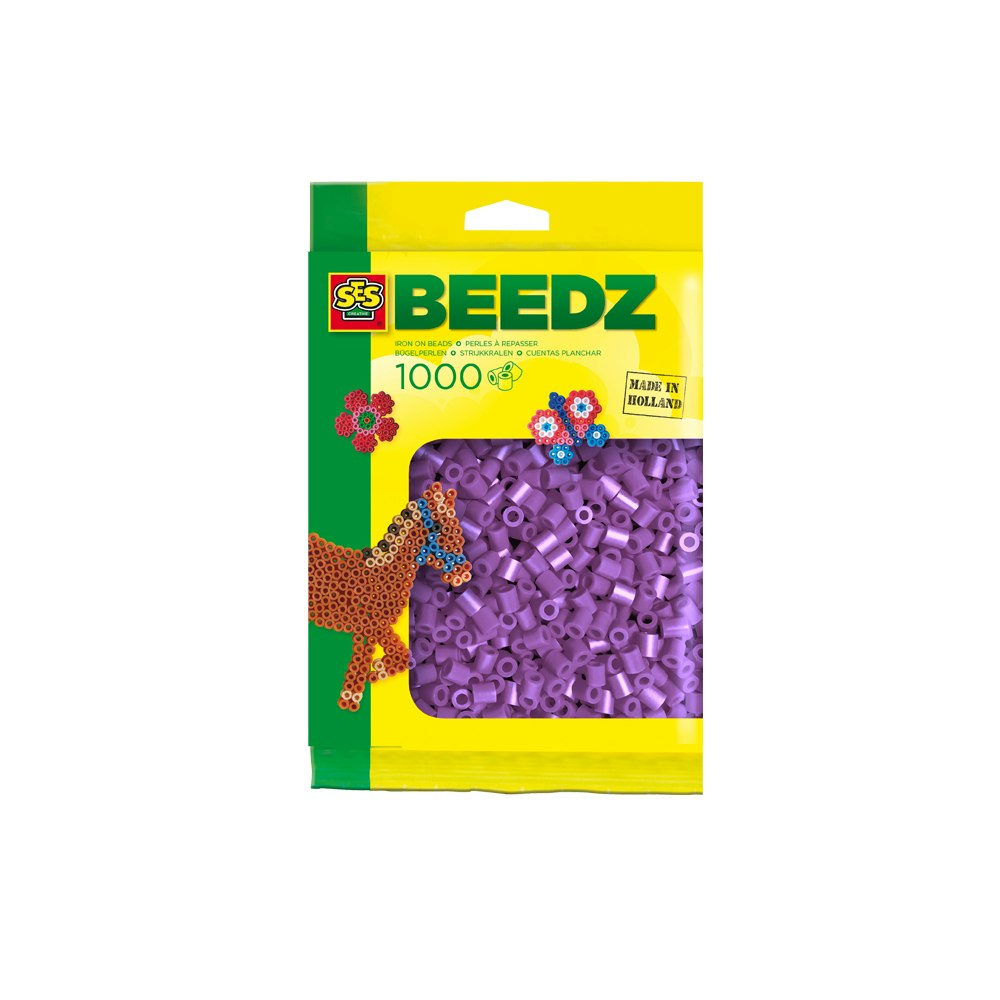 SES Creative Iron On Beads 1000 Purple
