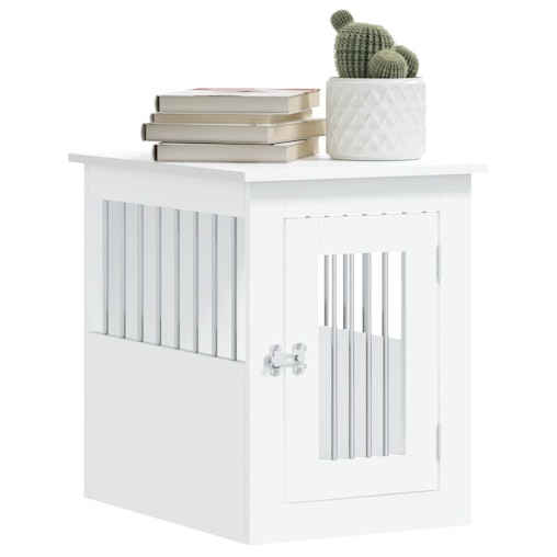 vidaXL Dog Crate Furniture White 45x62x59 cm Engineered Wood vidaXL Dog Crate Furniture White 45x62x59 cm Engineered Wood